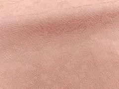 平和屋着物■上質な色無地　草花地紋　薄紅色　鈴乃屋扱い　正絹　逸品　CABB8663xi