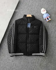 大人気 【美品】  LOUIS VUITTONルイヴィトン メンズ モノグラム ダウンジャケット