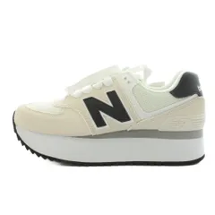 ニューバランス NEW BALANCE WL574ZAH スニーカー シューズ 厚底 23.0cm 白 ホワイト /AN6