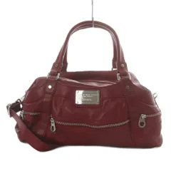 マークバイマークジェイコブス MARC by MARC JACOBS ハンドバッグ ショルダーバッグ 2way 斜め掛け レザー ボルドー /YO32