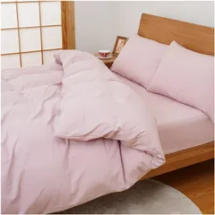 【特価セール】【超柔らかい・水洗い加工】 掛け布団カバー シングル オールシーズン 布団カバー 高密度生地使用 超吸水速乾 通気性 抗菌防臭 防ダニ ふとんカバー 着脱簡単 肌にやさしい (シングル ピンク)