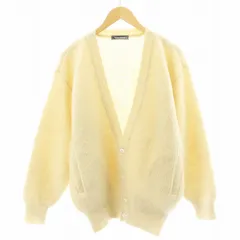 イッセイミヤケメン ISSEY MIYAKE MEN 筆タグ 80's ヴィンテージ カーディガン 長袖 Vネック ウール F アイボリー MM22325 /AN34のサムネイル