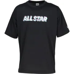 CONVERSE コンバース プリントTシャツ バスケットボール 半袖Ｔシャツメンズ (cb252357-1911)、ブラック×ホワイト