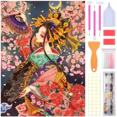 ダイヤモンド塗装 モザイクアート 全面貼り付けタイプ 5D DIY・手作り絵画手芸キット ダイアモンドビーズ絵画キット 30x40cm(24) キット ダイヤモンドアート SUPECENT