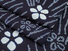 有松絞り 未使用 万寿菊 紺色 - メルカリ