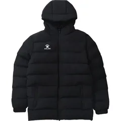 KELME ケレメ Jr.フーデッドパデッドジャケット フットサル 中綿ジャケット (7361mf3027-000)、ブラック