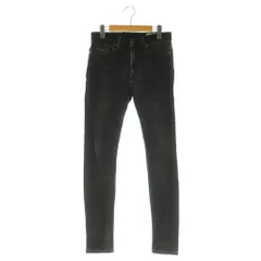 ディーゼル DIESEL スキニーデニムパンツ ダメージ加工 ストレッチ 26 ブラック /MY ■OS