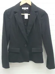 ◇ NATURAL BEAUTY BASIC ナチュラルビューティーベーシック 長袖 テーラード ジャケット Ｌ ブラック *  【1002799790048】