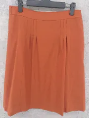 ◇ Kumikyoku 組曲 膝丈 フレア スカート 5 オレンジ *  【1002799614009】