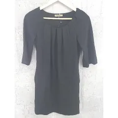 ◇ PROPORTION BODY DRESSING プロポーションボディドレッシング  七分袖 ミニ ワンピース 2 ブラック レディース  【中古】 【1002798049109】