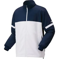 YONEX ヨネックス ユニ裏地付ウィンドウォーマーシャツ テニス ウォーマージャケット (70104-011)、ホワイト