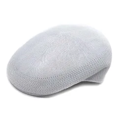 カンゴール KANGOL トロピック 504 ベントエアー ハンチング キャップ TROPIC 504 VENTAIR ホワイト 白 XXL 0290BC 美品