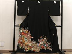 黒留袖京加賀友禅（花籠盛柄） - メルカリ