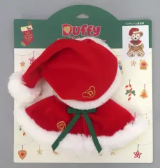 【中古】ぬいぐるみ ダッフィー(サンタクロース) ぬいぐるみコスチューム 「ダッフィー＆フレンズのシークレット・オブ・スノーウィーデイ」 東京ディズニーシー限定