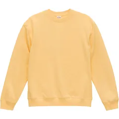 UnitedAthle ユナイテッドアスレ 8.8オンス オーセンティック パイル クルーネック スウェット(裏パイル) カジュアル スウェットトレーナー 53990、ヴィンテージイエロー