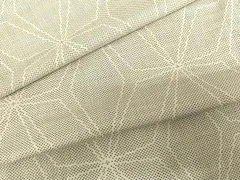 平和屋着物●本場大島紬　白大島　一元絣　麻の葉文様　正絹　逸品　AABF0472fy