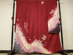 振袖 金通し 金彩 辻ヶ花 絞り 身丈174cm MO3786 - メルカリ