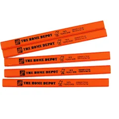 ザホームデポTHE HOME DEPOT　大工用平鉛筆　アメリカカーペンター　ペンシル　5本セット　