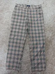 BURBERRY バーバリー 正規品 ノヴァチェック コットン パンツ メンズ 36 サイズ