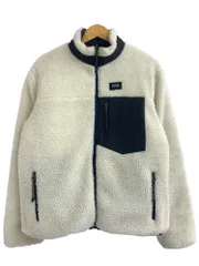 TAION (タイオン) マウンテンパーカー リバーシブル ダウン×ボア M ホワイト×ネイビー メンズ/004