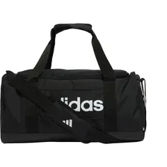 adidas アディダス リニア ダッフルバッグ(S) マルチスポーツ ダッフル・ボストン kuk79-je8343、ブラック/ブラック/ホワイト