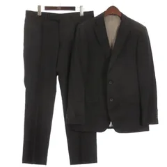 パーフェクトスーツファクトリー P.S.FA スーツ セットアップ チェック ジャケット パンツ グレー系 100AB7