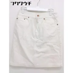 ◇ JOURNAL STANDARD relume ジャーナルスタンダード レリューム デニム 膝丈 スカート サイズ36 アイボリー系 レディース  【1109080014040】