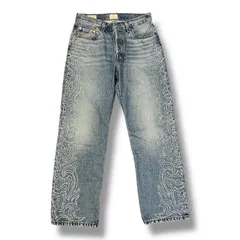 国内正規 参考上代26400円 Levi's × Beyonce 501 90s Jeans ジーンズ デニムパンツ ストーンデザインデニムパンツ リーバイス ビヨンセ コラボ A1959-0112 インディゴ W27 L30 832A1