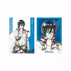 【新品】キャラカード ミカサ・アッカーマン Ani-Art ブロマイド2枚セット 第4弾 「進撃の巨人」