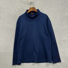 プーマ カジュアル 刺繍 ロゴ ストレッチ 弱起毛 長袖Tシャツ XL A04107