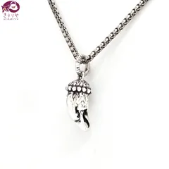 GUCCI グッチ ANGER FOREST アンガーフォレスト イーグルヘッド ペンダント ネックレス チェーン全長55.5㎝ スターリングシルバー SV925 エイジングフィニッシュ ベネチアンチェーン イタリア製 男女兼用