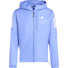adidas アディダス オウン ザ ラン ジャケット 陸上・ランニング ウインドジャケット (ikm73-jx2249)、ブルーフュージョン