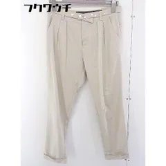◇ ◎ REAC レアック ウエストベルト付 ロールアップ パンツ サイズ02 ベージュ レディース 【中古】 【1110180008587】