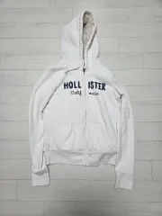 ホリスター カリフォルニア 白 フードジップアップ