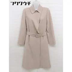 ◇ ◎ La TOTALITE ラ トータリテ ウエストベルト 長袖 トレンチコート サイズ36 ピンクベージュ レディース 【中古】 【1110180000109】