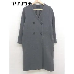 ■ KBF ケービーエフ URBAN RESEARCH スリット 長袖 コート サイズOne ダークグレー レディース  【中古】 【1111090002801】