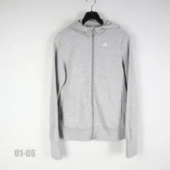 1345 アディダスキッズ/女の子/裏起毛パーカー ジップアップ/160