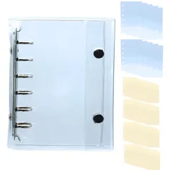 推し活 シール台紙40枚セット 女の子 ポケットリフィル10枚 透明 クリア はがせるコレクション帳 A7 シール帳バインダー