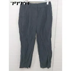 ◇ PLST プラステ タック テーパード パンツ サイズM ダークグレー系 レディース  【中古】 【1112030000987】