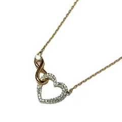 SWAROVSKI(スワロフスキー) ネックレス ピンクゴールド×シルバー×クリア ハート