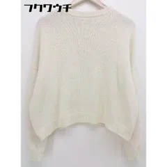 ◇ KBF+ アーバンリサーチ ウール ニット 長袖 セーター サイズONE アイボリー レディース  【中古】 【1112070001876】