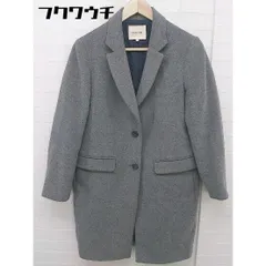 ■ SHARE PARK シェアパーク スリット 長袖 チェスターコート サイズ1 グレー レディース  【中古】 【1112210017149】