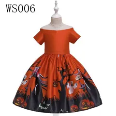 子供 衣装 子供ドレス ハロウィン 魔女 コスプレ 女の子 可愛い コスチューム ワンピース ドレス ハロウィンパーティー お化け キッズ ハロウィン パーティードレス カボチャ 