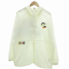ナイキ NIKE ジャケット ウインドブレーカー ナイロン 2XL 白系 /UO