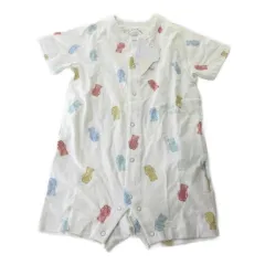 ジェラートピケ ベイビー&キッズ gelato pique Baby＆Kids PBCO232436 ロンパース つなぎ ベア柄 ホワイト 80