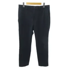 セオリー Theory 美品 パンツ スラックス テーパード ナイロン ストレッチ 32 黒 ブラック 1227