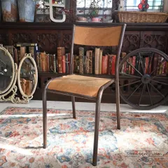 L3710-4-1 フランスアンティーク ヴィンテージチェア アンティークチェア キッチンチェア チェア ダイニングチェア スタッキング スクールチェア 椅子 イギリス