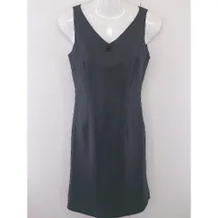 ◇ MISS ALICE ミスアリス フォーマル ノースリーブ 膝下丈 ワンピース サイズ2 ブラック レディース  【中古】 【1205020002556】