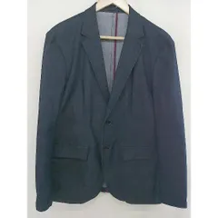 ◇ THE SHOP TK ザショップティーケー 2B 長袖 テーラード ジャケット サイズL ネイビー メンズ  【中古】 【1205160002393】