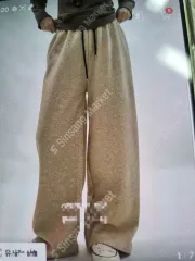 冬 厚手 ワイド 起毛 ワイドパンツ 新品